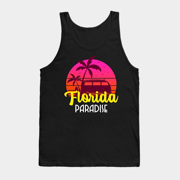 Florida Beaches Tank Top by Screamingcat